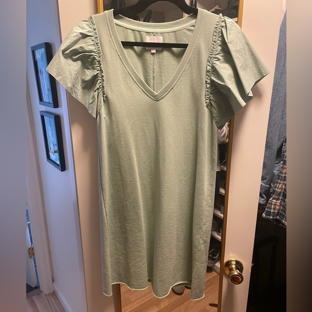 Mint Green Mini Dress